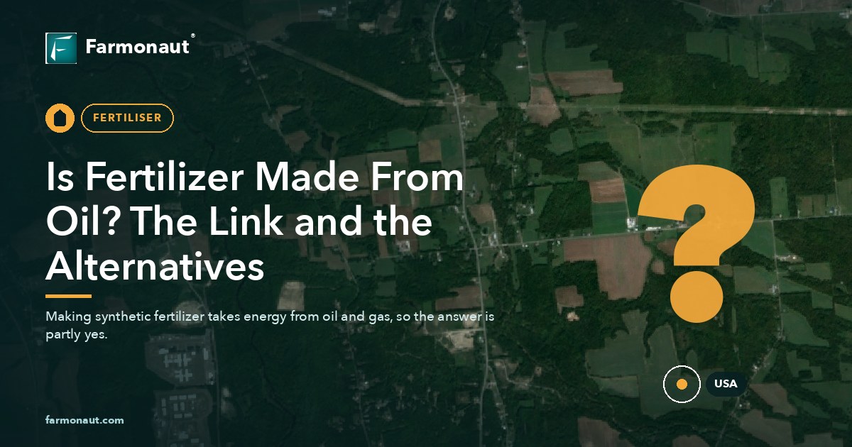 Is Fertilizer Made From Oil? The Link And The Alternatives