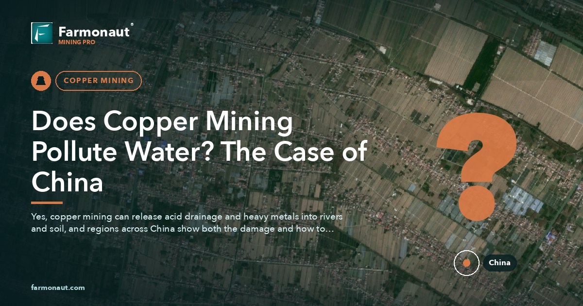 Does Copper Mining Pollute Water? The Case Of China