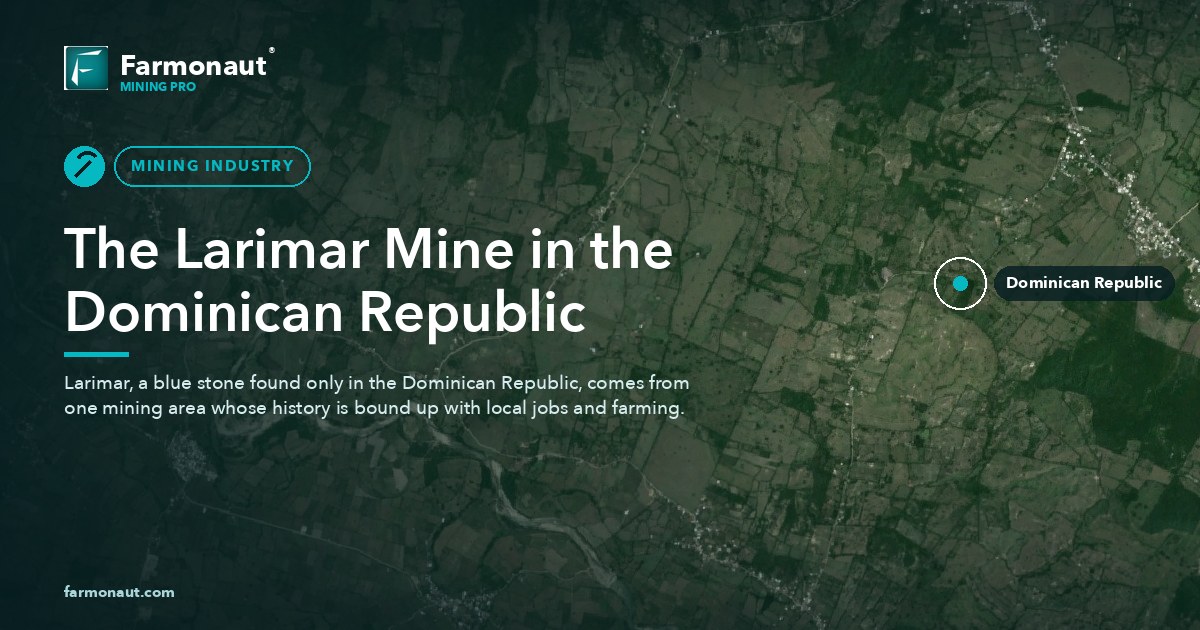 The Larimar Mine In The Dominican Republic
