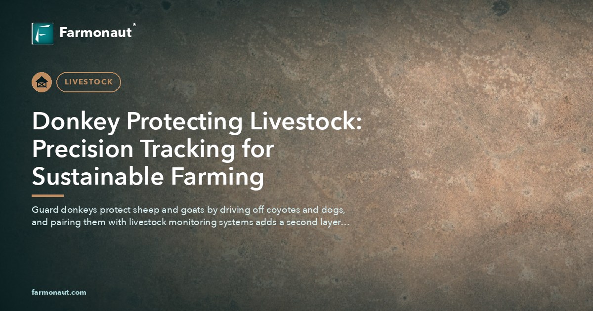 Donkey Protecting Livestock: Precision Tracking For Sustainable Farming