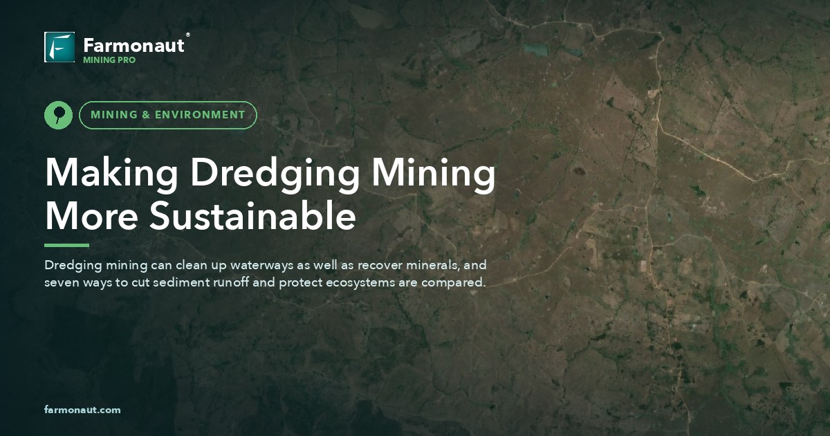 Making Dredging Mining More Sustainable