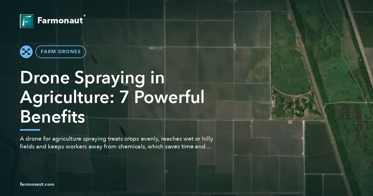 Drone Spraying In Agriculture: 7 Powerful Benefits