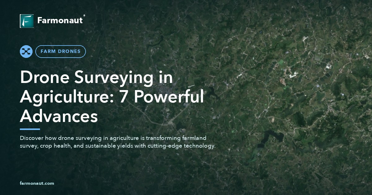 Drone Surveying In Agriculture: 7 Powerful Advances