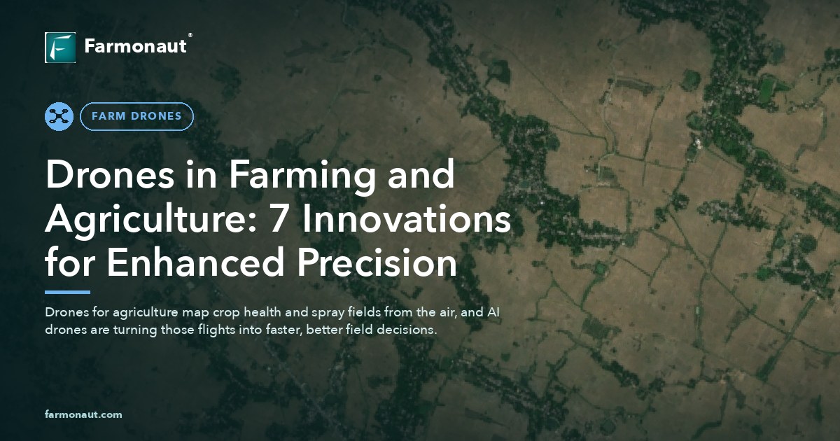 Drones In Farming And Agriculture: 7 Innovations For Enhanced Precision