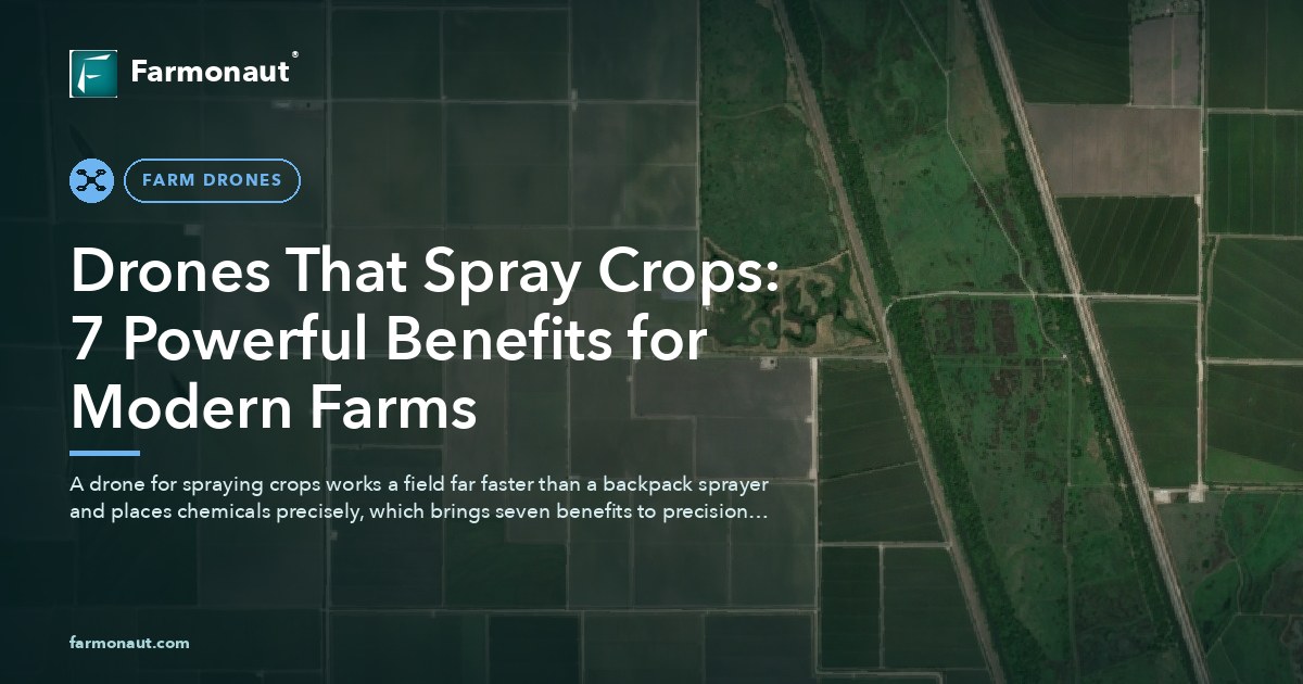Drones That Spray Crops: 7 Powerful Benefits For Modern Farms