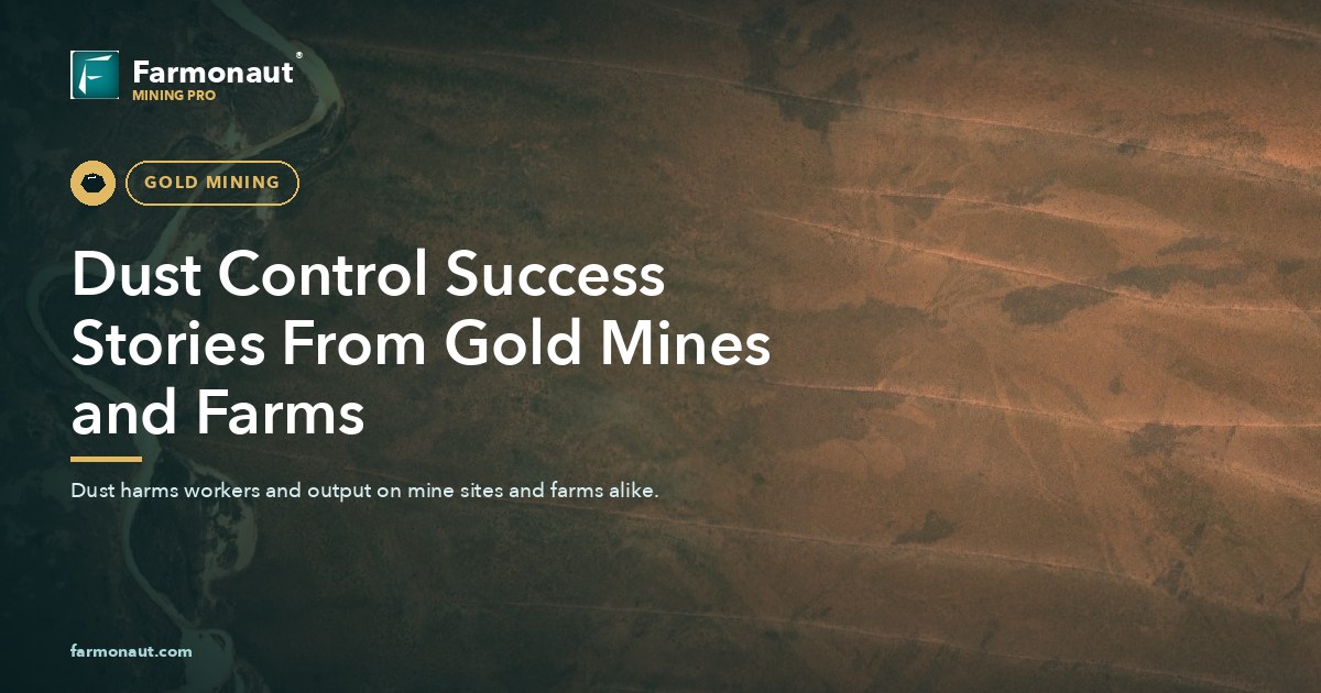 Dust Control Success Stories From Gold Mines And Farms