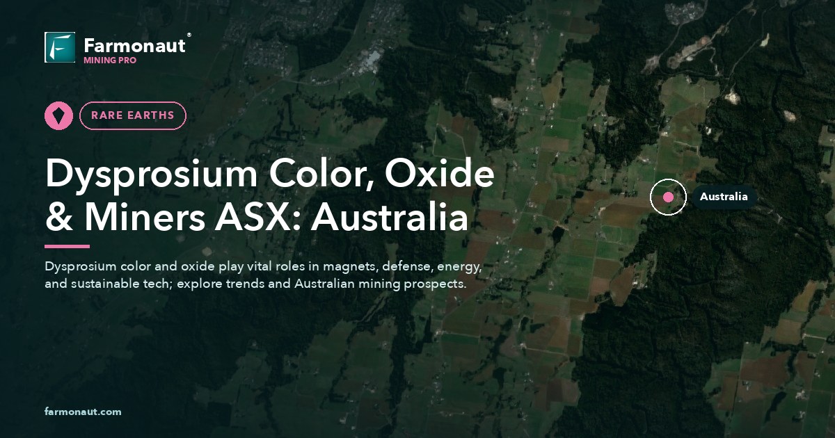 Dysprosium Color, Oxide &Amp; Miners Asx: Australia 34 Dysprosium Color, Oxide &Amp; Miners Asx: Australia