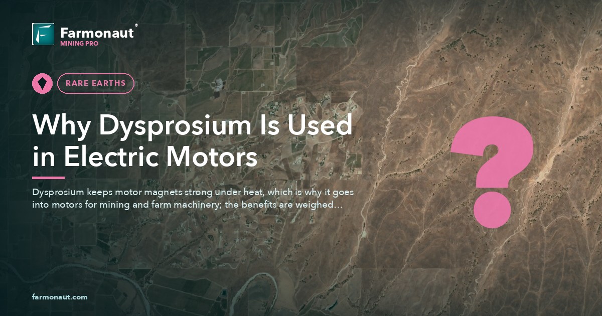 Why Dysprosium Is Used In Electric Motors