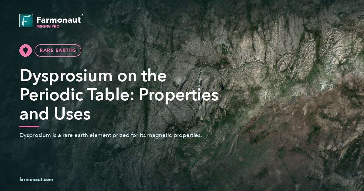 Dysprosium On The Periodic Table: Properties And Uses