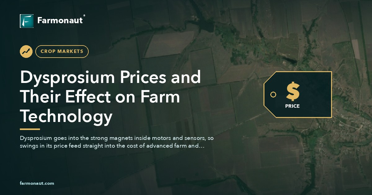 Dysprosium Prices And Their Effect On Farm Technology