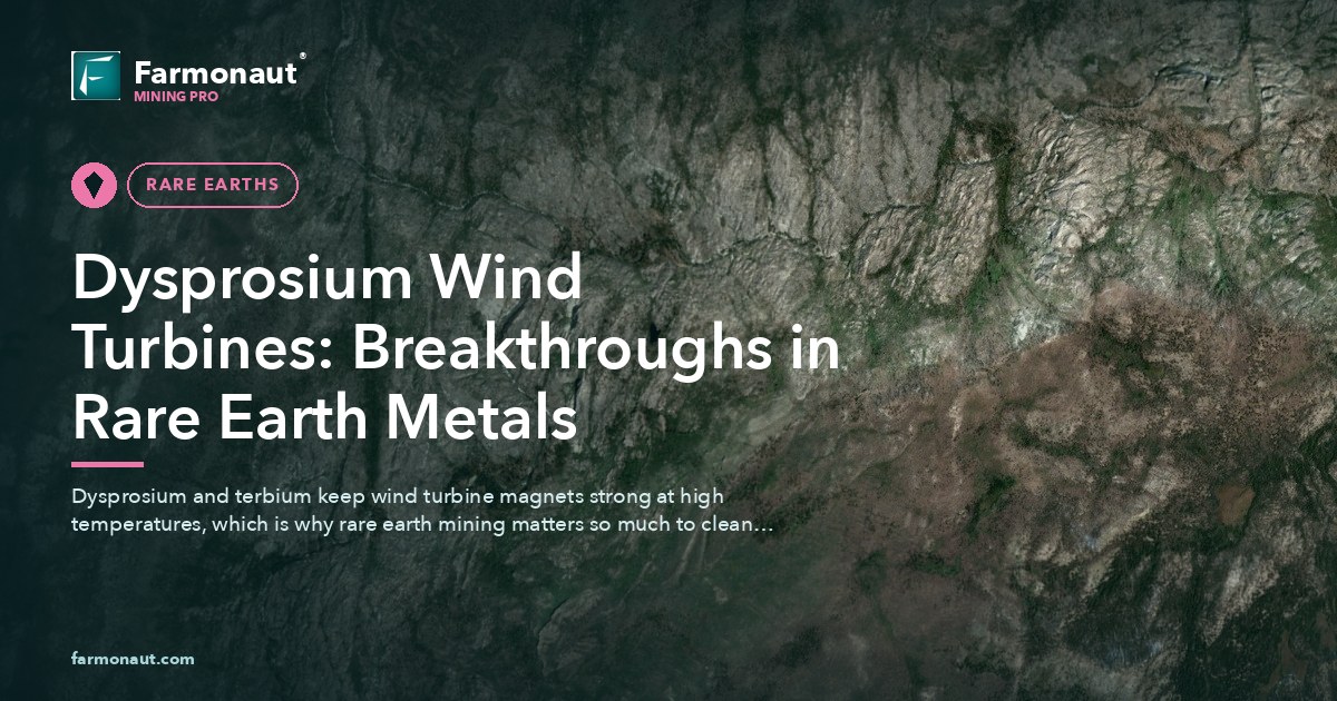 Dysprosium Wind Turbines: Breakthroughs In Rare Earth Metals