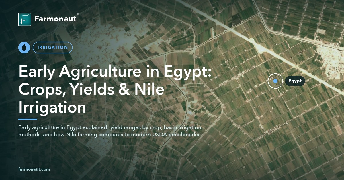Early Agriculture In Egypt: Crops, Yields &Amp; Nile Irrigation