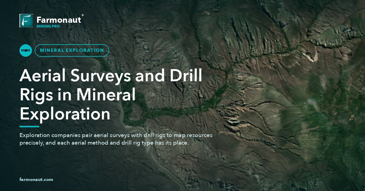Aerial Surveys And Drill Rigs In Mineral Exploration