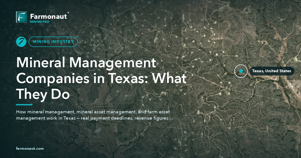 Mineral Management Companies In Texas: What They Do