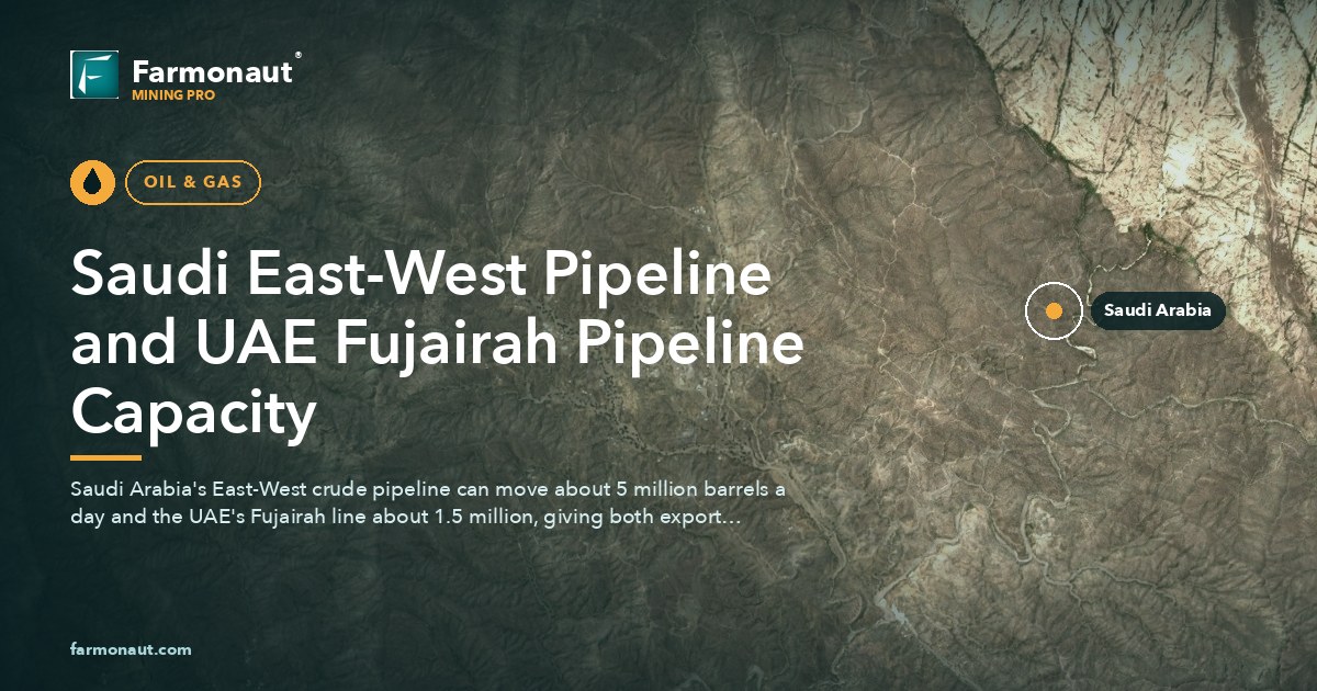 Saudi East-West Pipeline And Uae Fujairah Pipeline Capacity