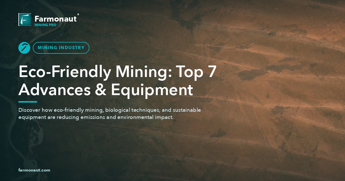 Eco-Friendly Mining: Top 7 Advances &Amp; Equipment