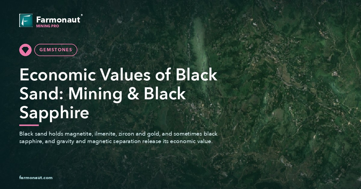 Economic Values Of Black Sand: Mining &Amp; Black Sapphire