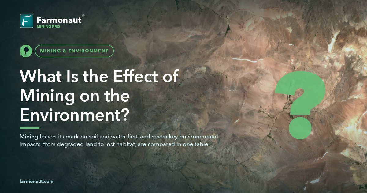 What Is The Effect Of Mining On The Environment?