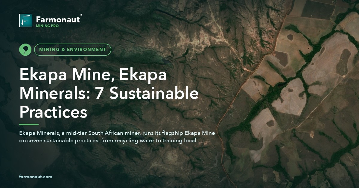 Ekapa Mine, Ekapa Minerals: 7 Sustainable Practices