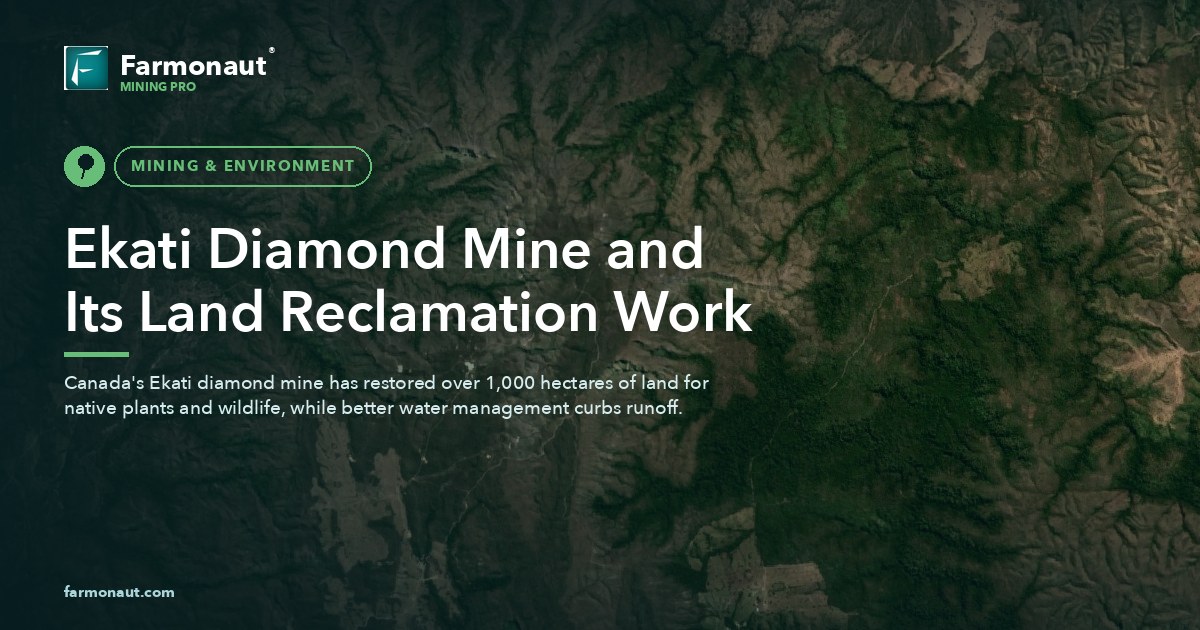 Ekati Diamond Mine And Its Land Reclamation Work