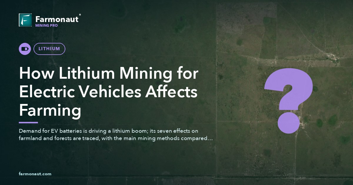 How Lithium Mining For Electric Vehicles Affects Farming