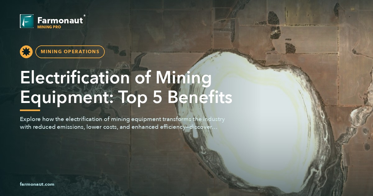 Electrification Of Mining Equipment: Top 5 Benefits