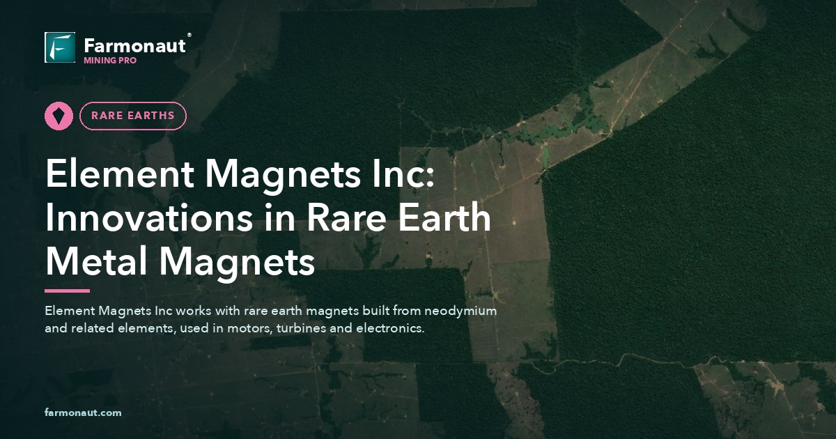 Element Magnets Inc: Innovations In Rare Earth Metal Magnets