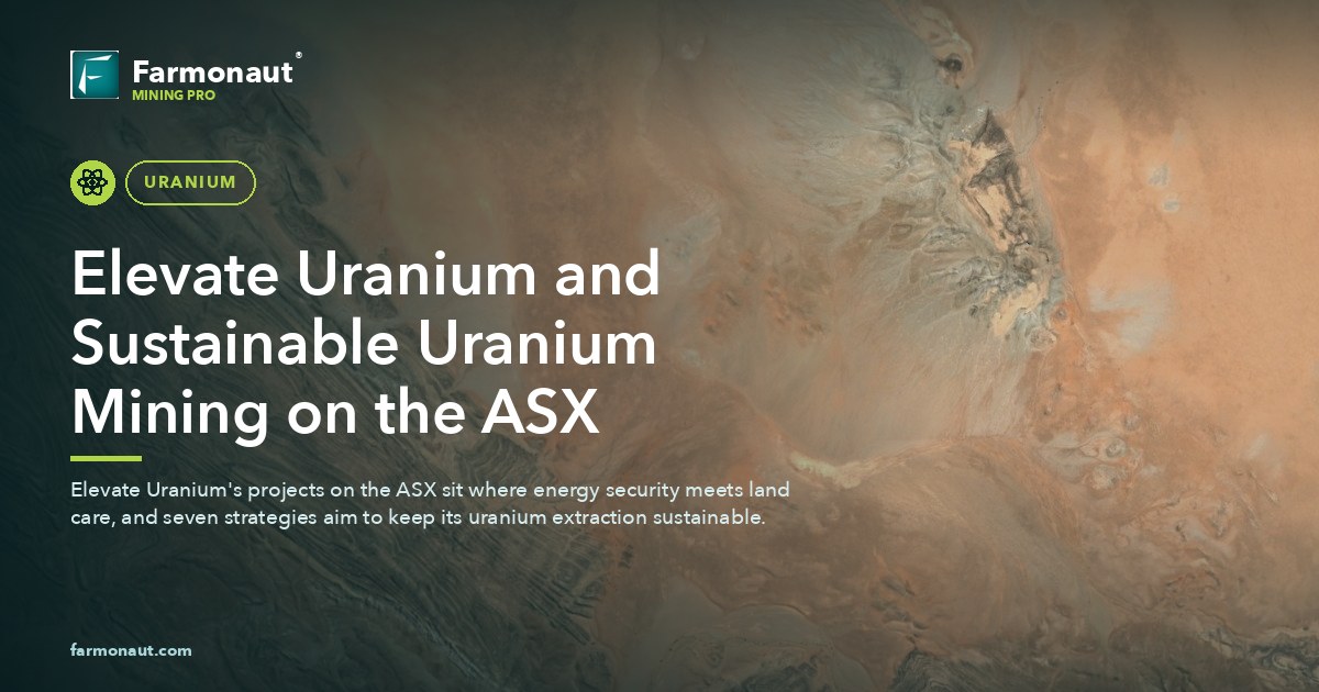 Elevate Uranium And Sustainable Uranium Mining On The Asx