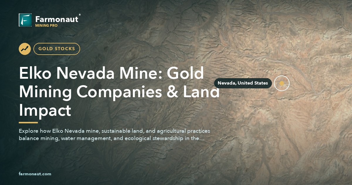 Elko Nevada Mine: Gold Mining Companies &Amp; Land Impact
