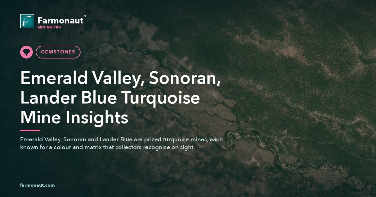 Emerald Valley, Sonoran, Lander Blue Turquoise Mine Insights
