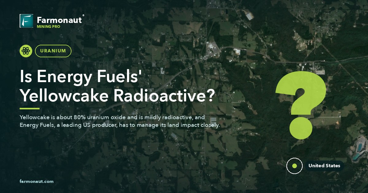 Is Energy Fuels' Yellowcake Radioactive?