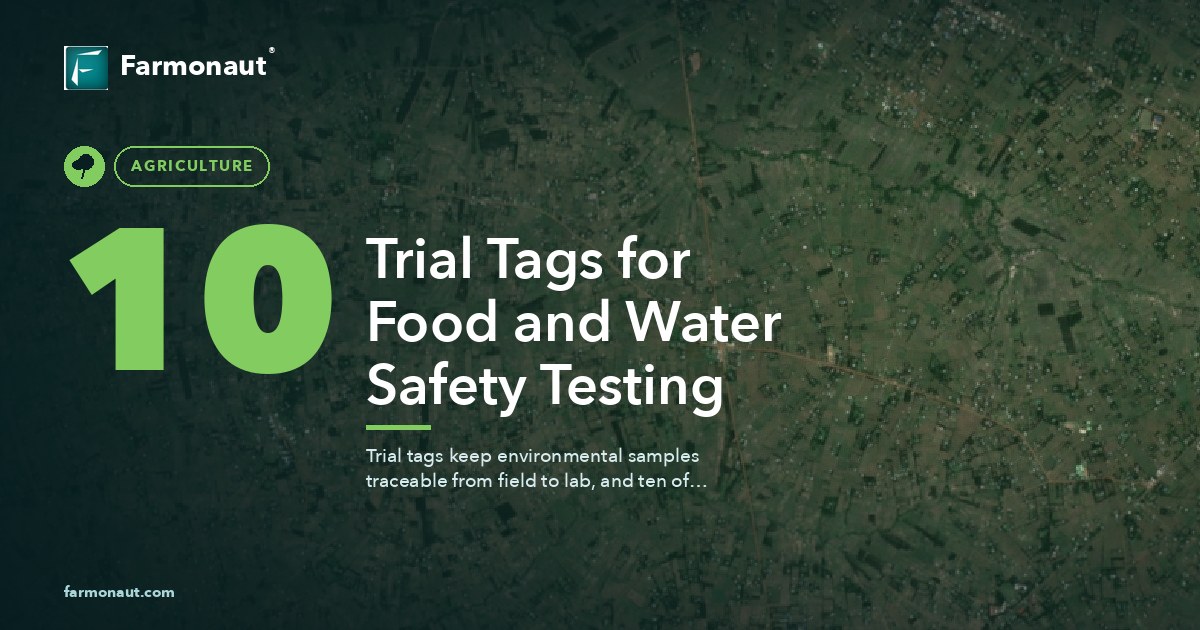 10 Trial Tags For Food And Water Safety Testing