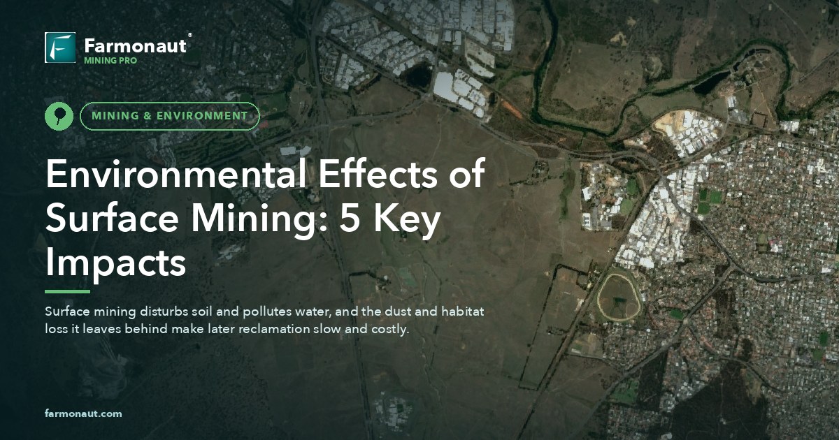 Environmental Effects Of Surface Mining: 5 Key Impacts