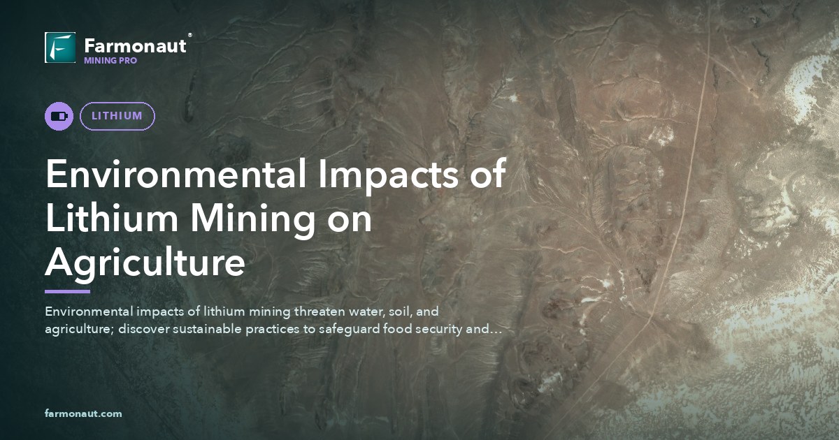 Environmental Impacts Of Lithium Mining On Agriculture