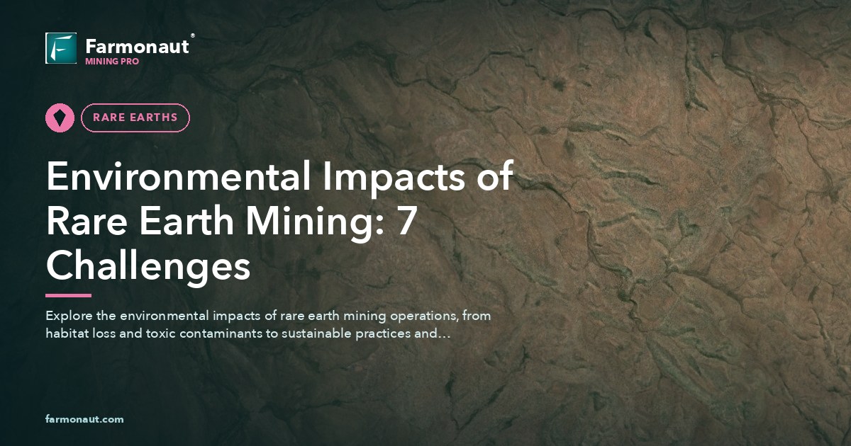 Environmental Impacts Of Rare Earth Mining: 7 Challenges