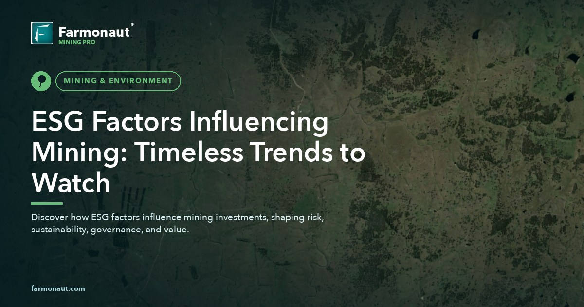 Esg Factors Influencing Mining: Timeless Trends To Watch