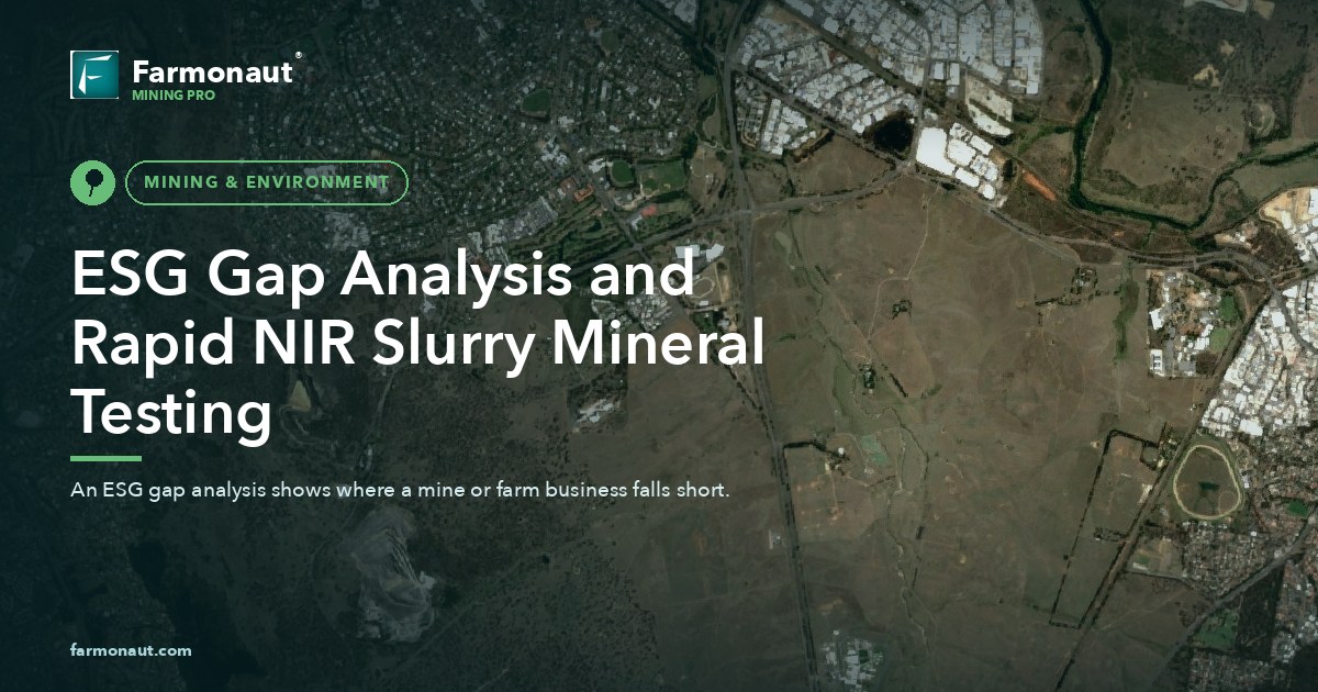 Esg Gap Analysis And Rapid Nir Slurry Mineral Testing