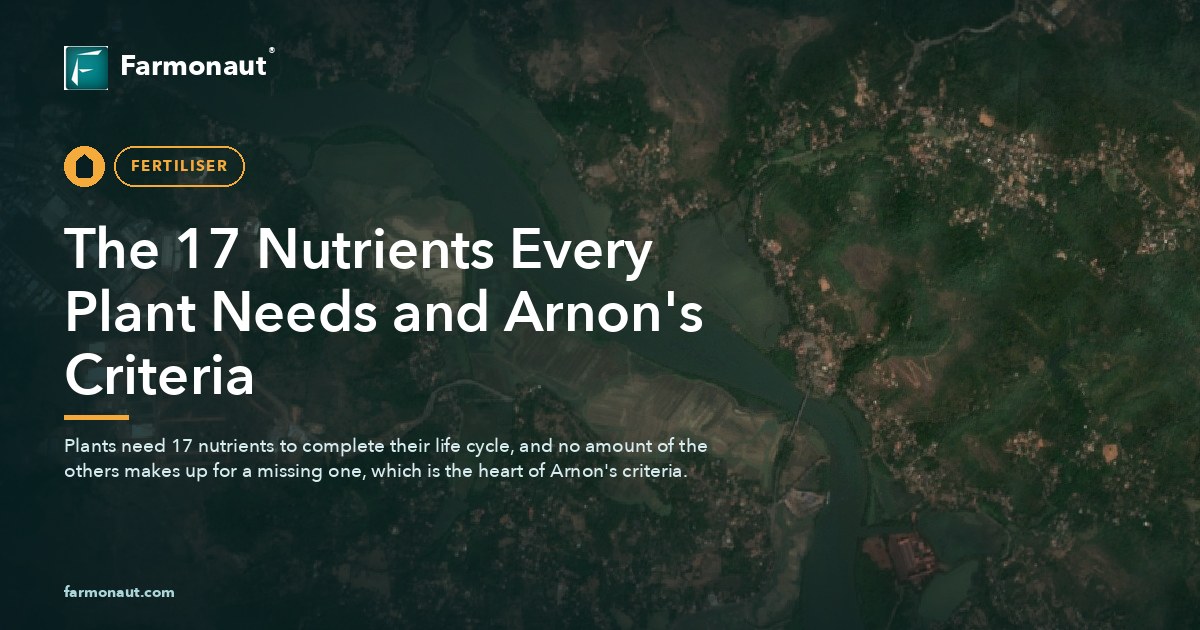The 17 Nutrients Every Plant Needs And Arnon'S Criteria