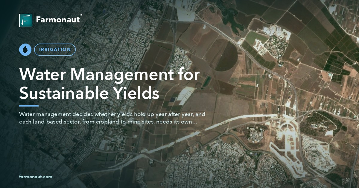 Water Management For Sustainable Yields