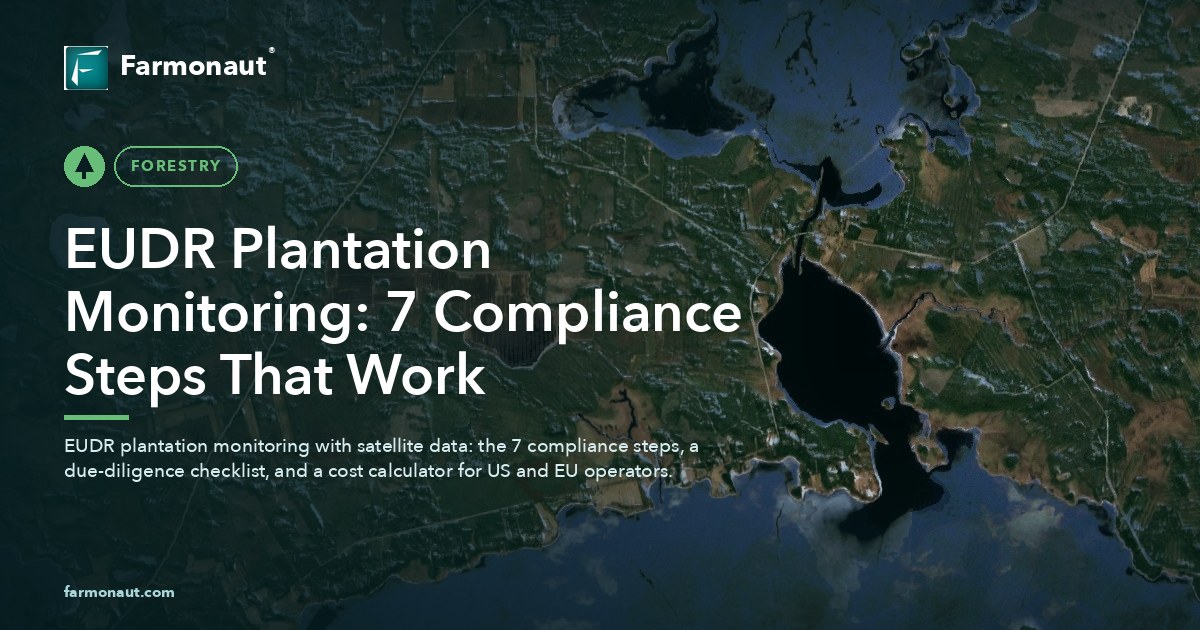 Eudr Plantation Monitoring: 7 Compliance Steps That Work