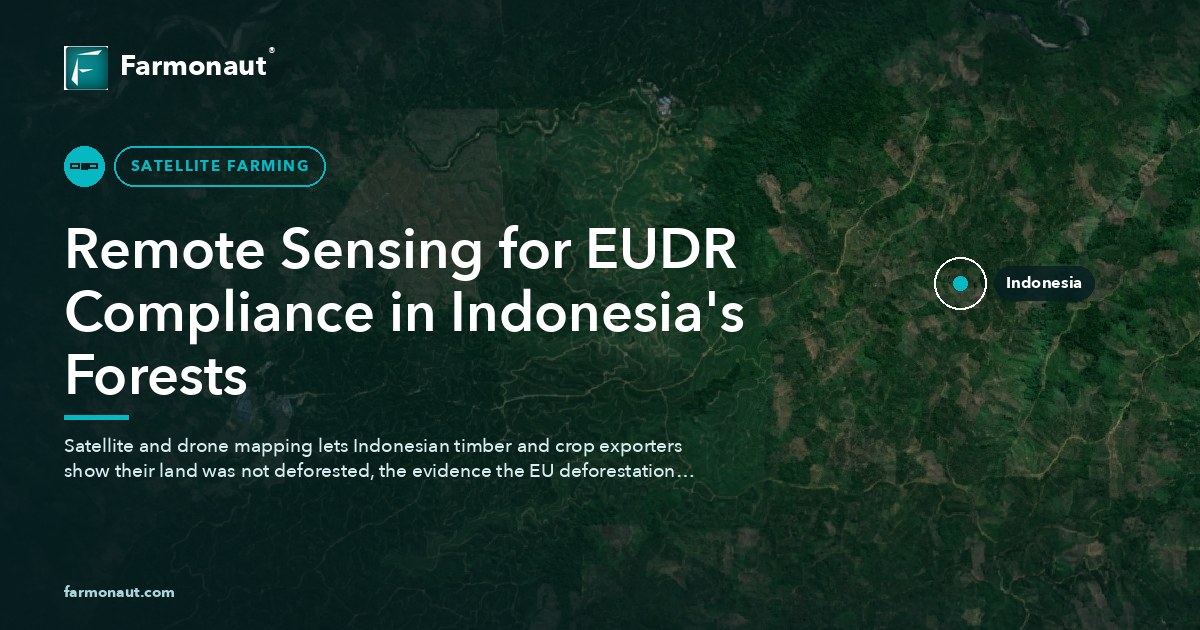 Remote Sensing For Eudr Compliance In Indonesia'S Forests
