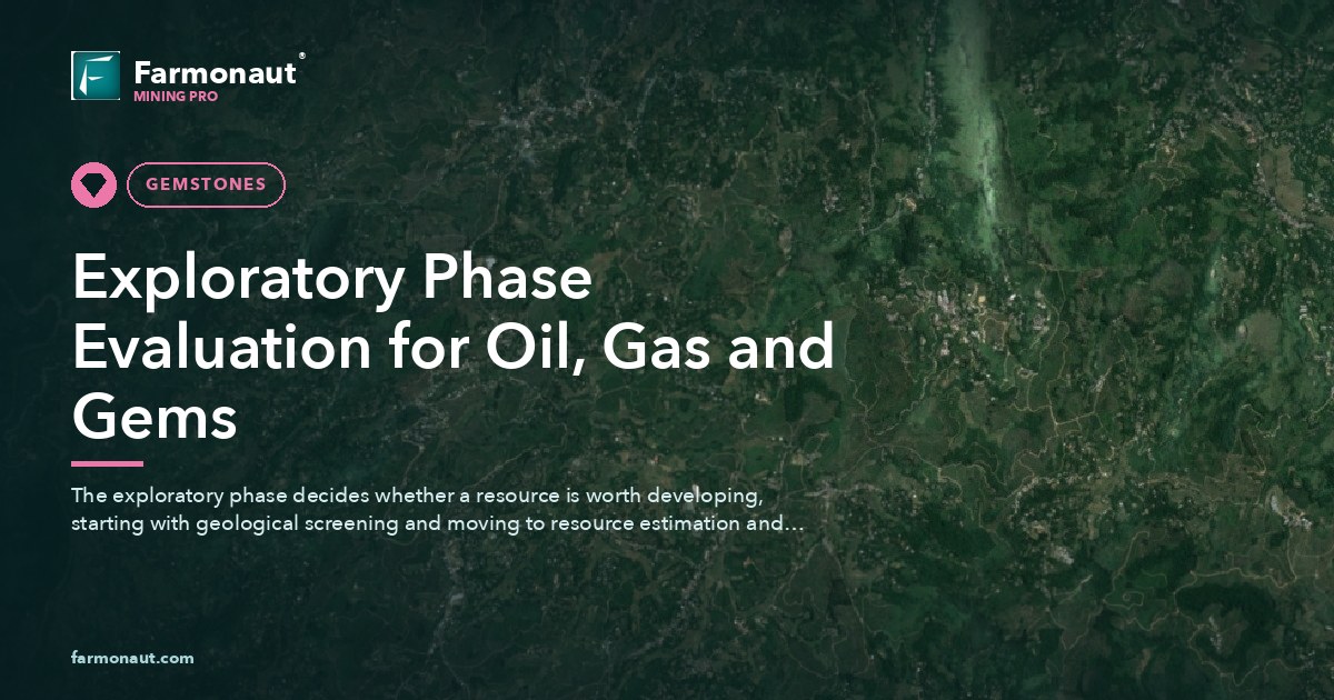 Exploratory Phase Evaluation For Oil, Gas And Gems