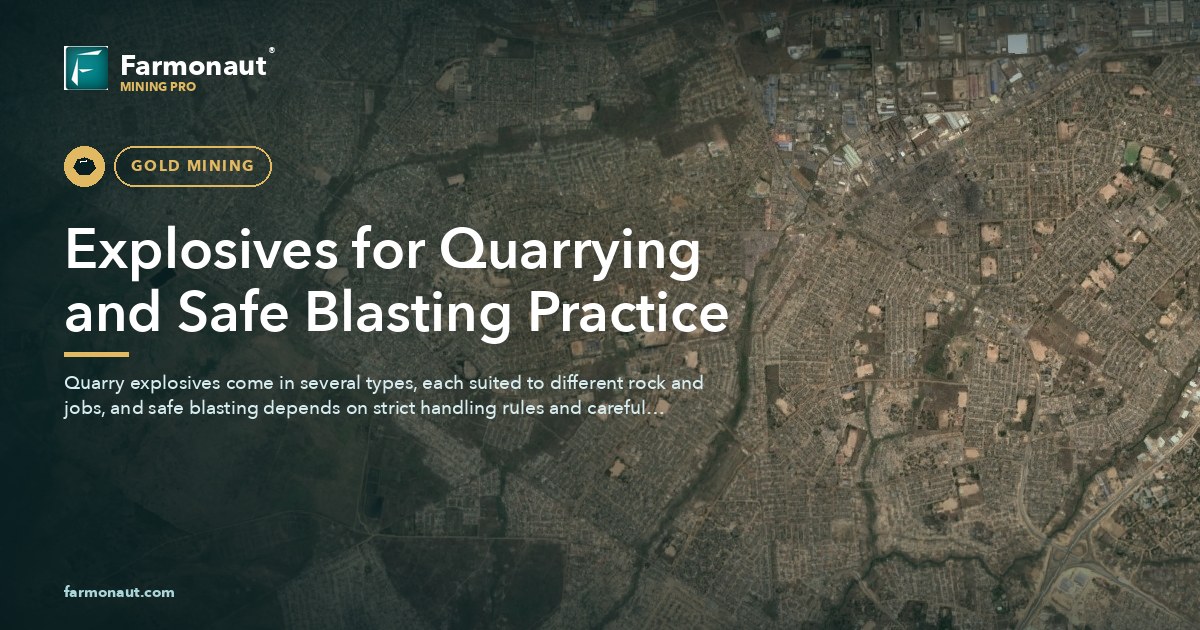 Explosives For Quarrying And Safe Blasting Practice