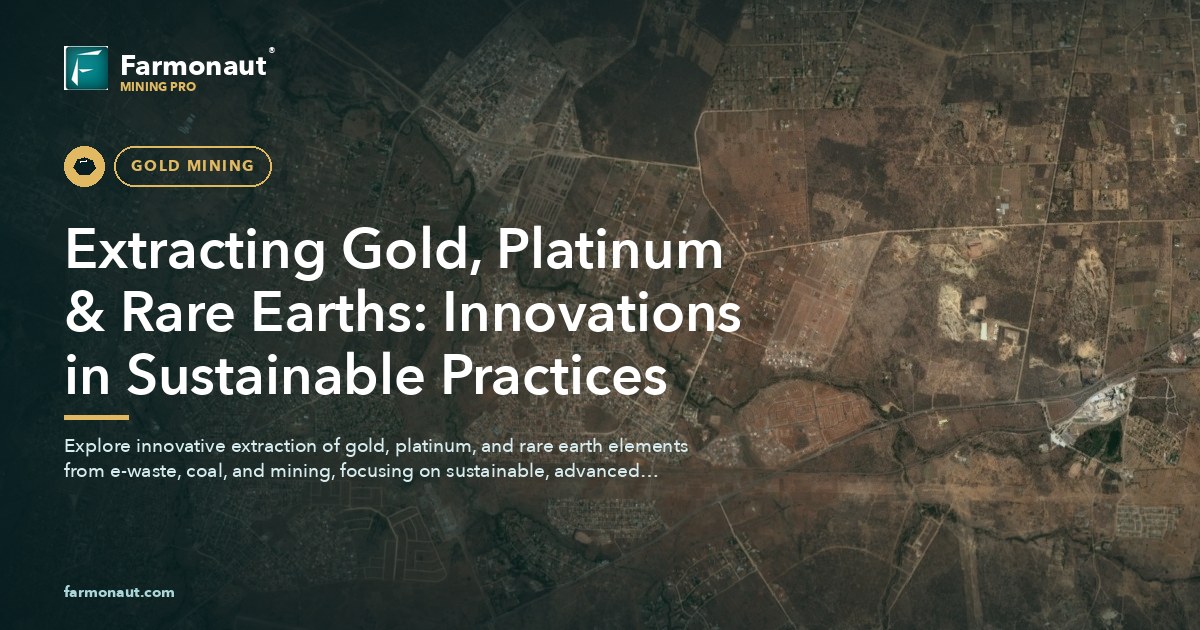 Extracting Gold, Platinum &Amp; Rare Earths: Innovations In Sustainable Practices