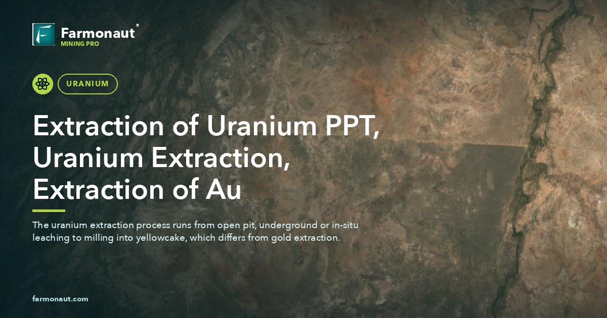 Extraction Of Uranium Ppt, Uranium Extraction, Extraction Of Au