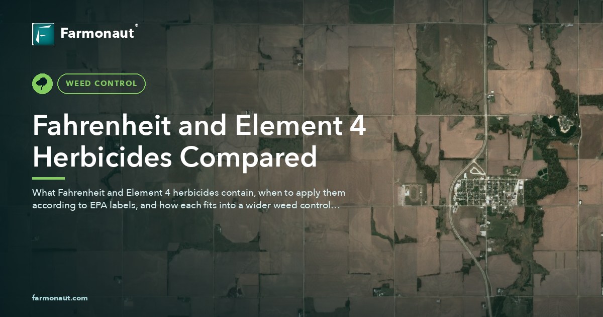 Fahrenheit And Element 4 Herbicides Compared