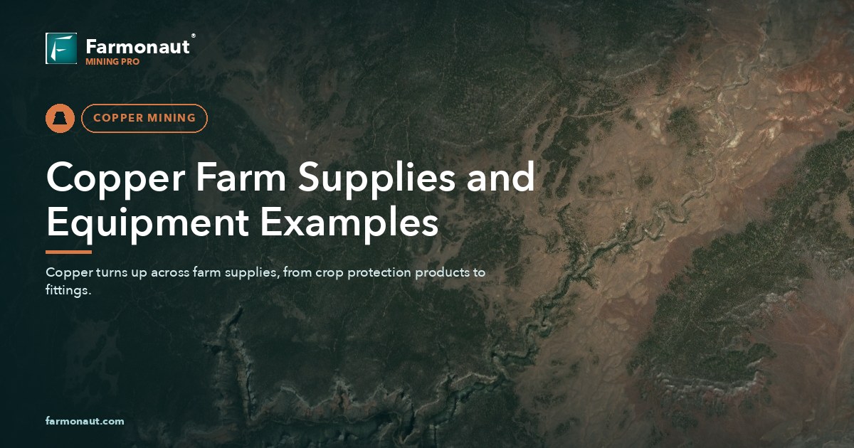 Copper Farm Supplies And Equipment Examples