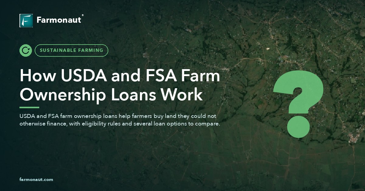 How Usda And Fsa Farm Ownership Loans Work