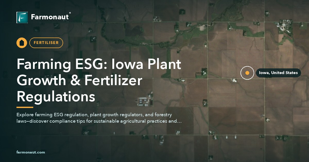 Farming Esg: Iowa Plant Growth &Amp; Fertilizer Regulations