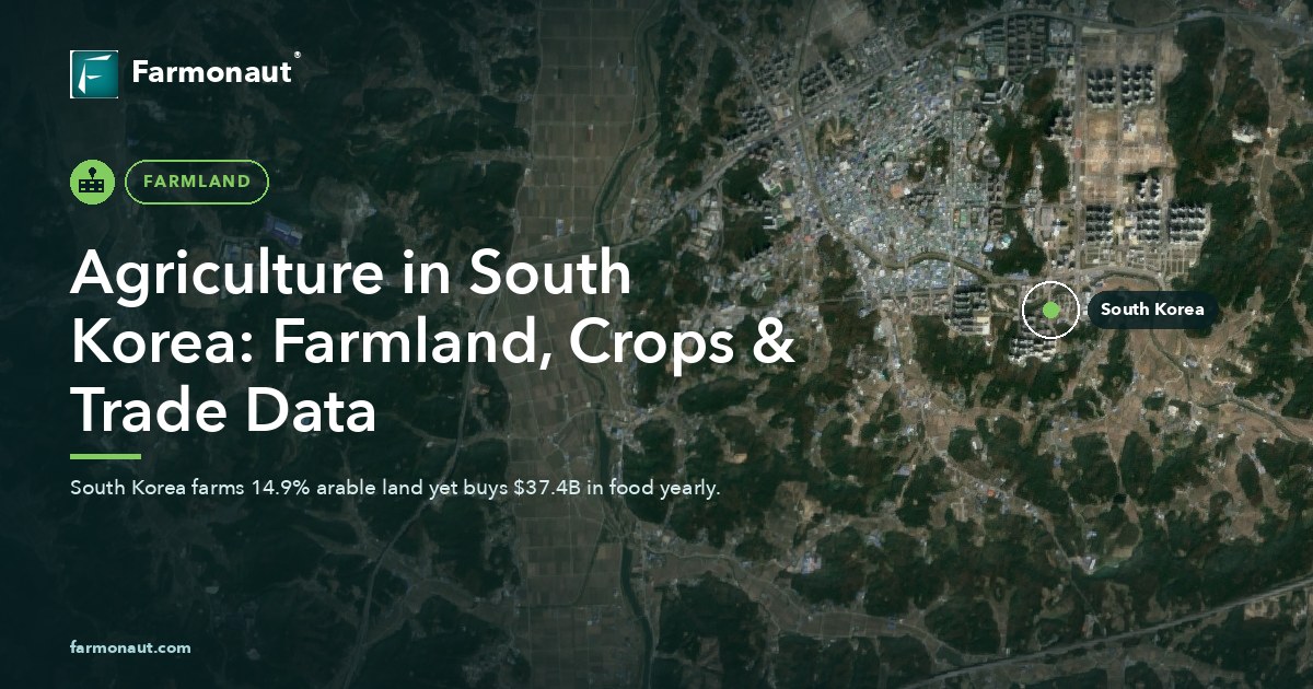 Agriculture In South Korea: Farmland, Crops &Amp; Trade Data
